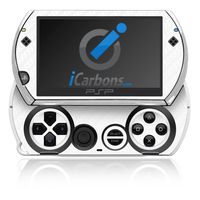 iCarbons White Carbon Fiber Vinyl Skin for Sony PSP Go