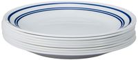 Corelle 1136762 Bread Plates, 8-Piece, Classic Café Blue