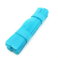 PASOW 50pcs Cable Ties Reusable Fastening Wire Organizer Cord Rope Holder 7 Inch (Sky Blue)