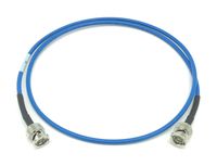 AV-Cables 12G 4K HD SDI BNC - BNC Cable Belden 4855R Mini RG59 (50ft, Blue)