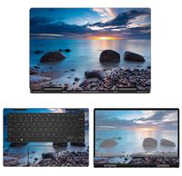 decalrus - Protective Decal Serene Rockscape Skin Sticker for Dell Inspiron i7386 / 7386 (13.3" Screen) case Cover wrap DEinspiron13_I7386-255