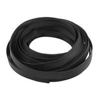 uxcell Nylon Mesh Rigging Conduit Flex Expandable Sleeving 13M Long 22mm Wide Black