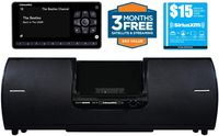 SiriusXM SXSD2 Portable Speaker Dock Audio System & SiriusXM SXEZR1V1 Onyx EZR Satellite Radio with Vehicle Kit with Get 3 Free Months Service with Subscription (Bundle)