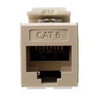 Leviton 61110-RI6 eXtreme 6+ QuickPort Connector, CAT 6, Ivory