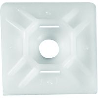 BOX USA BCTM11N Cable Tie Mounts, 1" x 1", Natural (Pack of 100)