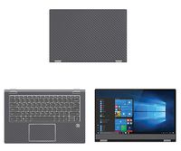 decalrus - Protective Decal for Lenovo Flex 6 (14" Screen) Laptop Grey Carbon Fiber Skin case Cover wrap CFlenovoFLEX6_14Grey
