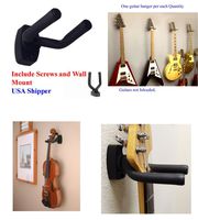 Top Stage Guitar Hanger Hook Holder Wall Mount Display, Fit most guitars, Set of 1 w/Mounting Hardware