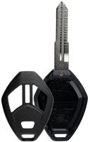 KeylessOption Keyless Entry Remote Key Fob Shell Case Button Replacement Blade Uncut Fix