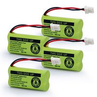 QBLPOWER BT-183342 BT-283342 BT-166342 BT-266342 BT-162342 BT-262342 Battery Compatible with VTech CS6114 CS6419 CS6719 AT&T EL52300 CL80111 Cordless Phone(Pack of 4)