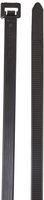 Hellermann Tyton T120R0K2 Heavy Duty Cable Tie, 15.2" Long, 120lb Tensile Strength, PA66, Black (Pack of 50)