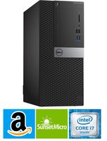 Fast Optiplex 7040 Mid Size Business Tower Computer PC (Intel Quad Core i7-6700, 16GB Ram, 256GB SSD, HDMI, DVD-RW) Win 10 Pro (Renewed)