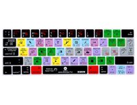 XSKN Adobe Illustrator CC English Shortcut AI Functional Hotkey Design Silicone Keyboard Skin Cover for 2016 Touch Bar MacBook Pro 13 (A1706) & MacBook Pro 15 (A1707), US EU Layout