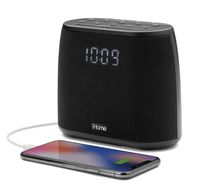iHome iBT234 Dual Alarm Clock FM Radio Bluetooth Speaker, Voice Control Siri and Google Assistant, with USB Charging Station/Phone Chargers for Bedrooms