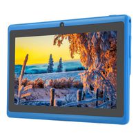 Table 7 inch Android, HD Portable Mini Compact Tablet PC with HD IPS Touch Screen 8G WiFi Bluetooth Quad-Core Dual Camera Tablet PC for Travel Study Office(Blue)