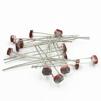 goeasybuy 20pcs Photo Light Sensitive Resistor Photoresistor Optoresistor 5mm GM5539 5539