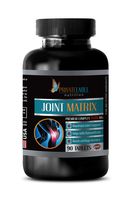 Bone Supplement for Men - Joint Matrix Premium Complex 2170MG - Msm Supplement Hair Growth - 1 Bottle 90 Tablets