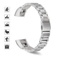 TOMALL Metal Bands Compatible for Fitbit Alta and Alta HR,Stainless Steel Metal Mesh Replacement Wristband for Women Men (Silver)