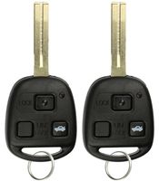 KeylessOption Keyless Entry Remote Control Car Key Fob Replacement for HYQ1512V (Pack of 2)