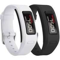 SKYLET Compatible with Garmin Vivofit Bands, Colorful Silicone Replacement Band Compatible with Garmin Vivofit 1 Wristband with Metal Buckle (No Tracker)