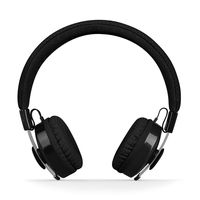 LilGadgets Untangled Pro Premium Children's Wireless Bluetooth Headphones with SharePort - Black