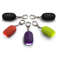 Safesound Personal Alarm Keychain - 130 dB Self Defense Device with LED Light - Emergency Siren SOS Alert Key Chain with 3 Security Modes for Women, Kids, Elderly, and Joggers by WETEN, 5 Pack