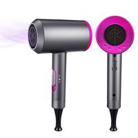 Ionic Hair Dryer, 1800W Professional Hair Dryer for Fast Drying, Hair Blow Dryer with 2 Concentrator, Travel Hair Dryer with 3 Temperature & 2 Speed, Low Radiation, for Home, Salon, Pregnant, Children