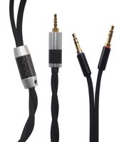 KK Cable U-XV Compatible Upgrade Audio Cable Replacement for Earphone Cable Beyerdynamic T1 II, T5 Headphone. 2.5mm Trrs Balanced Male to Dual 3.5mm Connector cable. (1.5M(4.9FT))