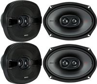 (4) Kicker 44KSC69304 KSC6930 6x9" 600 Watt 3-way Car Audio Speakers KSC693
