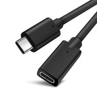 ALFFAA USB C Extension Cable Type C Extender Cord Male to Female Compatible with Thunderbolt 3 Compatible for Nintendo Switch, MacBook Pro, Google Pixel 2 XL, Samsung Galaxy Note 8 S8 Plus (3FT)