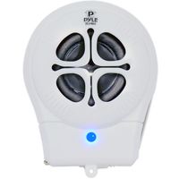 Pyle-Home PMS6W Chainable Rechargeable Mini Capsule Speakers with Bass Expansion For iPod/iPhone/Sansa, BlackBerry (White)