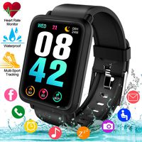 Smart Watch, Waterproof Smartwatch for Android Phones, Sport Fitness Watch with Heart Rate Sleep Monitor Activity Fitness Tracker Watch with Pedometer Calorie Compatiable for Samsung iOS Women Men