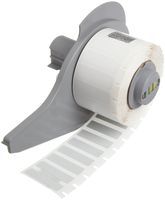 Brady M71-15-428 1" Width x 0.275" Height Silver Color B-428 Metalized Polyester Labels With Matte Finish For BMP71 Label Printer (750 Per Roll)