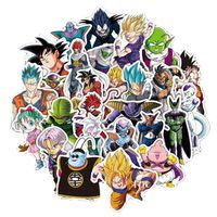 Bowinr Dragon Ball Z Car Stickers, Anime Bumper Sticker for Phone, Laptop, Car, Lugguage, Skateboard and More (35pcs)