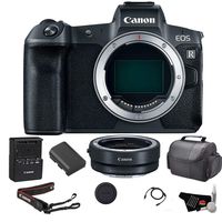Canon EOS R Mirrorless Digital Camera (Body Only) Bundle with Canon Mount Adapter + Carrying Case and More