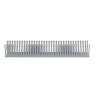 Panduit F3X4LG6 Type F Narrow Slotted Duct, PVC, Light Gray
