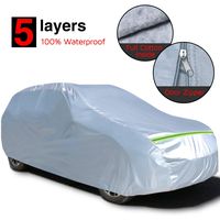 KAKIT Car Cover 100% Waterproof All Weather, All Cotton Inside Protect Car Paint Outdoor Car Covers for Automobiles, Up to 199"
