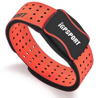 iGPSPORT HR60 Heart Rate Monitor Armband Wrist Ant+ Bluetooth Waterproof IPX7 HRM Sensor Compatible with Garmin/Strava/iPhone/Apple Watch