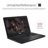 ASUS 15.6" inch Full HD 1080p Laptop Computer (7th-Gen Intel Quad Core i7-7700HQ up to 3.8GHz, 16GB DDR4 RAM, 256GB Solid State Drive SSD + 1TB HDD, NVIDIA GeForce GTX 1060, Windows 10)