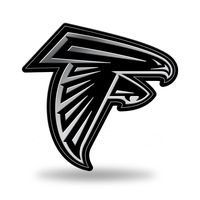Rico Industries NFL Atlanta Falcons Chrome Finished Auto Emblem 3D Sticker
