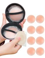 4 Pairs NippleCovers Pasties for Women Reusable Adhesive Breast Lift Nipple Covers