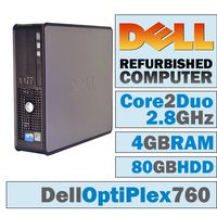 Dell OptiPlex 760 SFF/Core 2 Duo E7400 @ 2.80 GHz/4Gb DDR2/80 Gb/DVD-RW/WINDOWS 7 PRO 64 BIT