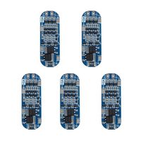 Anmbest 5PCS 3S 11.1V/12V/12.6V 10A 18650 Charger PCB BMS Protection Board for Li-ion Lithium Battery Cell