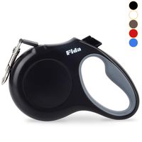 Fida Retractable Dog Leash, 16 ft Dog Walking Leash for Small Dogs up to 26 lbs, 360° Tangle Free, Black