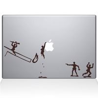 The Decal Guru Army Men MacBook Decal Vinyl Sticker - 11" MacBook Air - Brown (0108-MAC-11A-BRO)