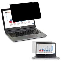 MAGICMOON 15.6" Privacy Filter Screen Protector, Anti-Spy/Glare Film Compatible 15.6 inch Widescreen Laptop Notebook with 16:9 Aspect Ratio (Width x Height:345mmx194mm)