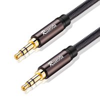 Ruaeoda 3.5mm Audio Headphone Cable 100 Feet,3.5mm to 3.5 mm Male to Male AUX Cord Double Shielded Long 3.5 Aux Extension Cable 100 Foot Stereo Auxillary 1/8 Audio Headphone Cable Cord
