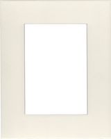 22x28 Cream Picture Mats with White Core Bevel Cut for 16x20 Pictures