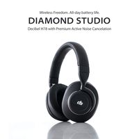 DE Noise Cancelling Headphones - Decibel H78 Bluetooth Headphones Diamond Studio (Black)
