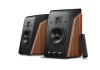Swans Speakers - M200 DSP - Powered 2.0 Wireless Bookshelf Speakers - HiFi Speakers - 28mm Cat Eye Dome Tweeters - 5.25'' Midbass Drivers - 80W