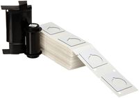 Brady PTLEP-167-593 1.5" Height, 1.2" Width, B-593 Adhesive-Taped Polyester, White Color Raised Panel Labels For TLS Printers (Pack Of 100)